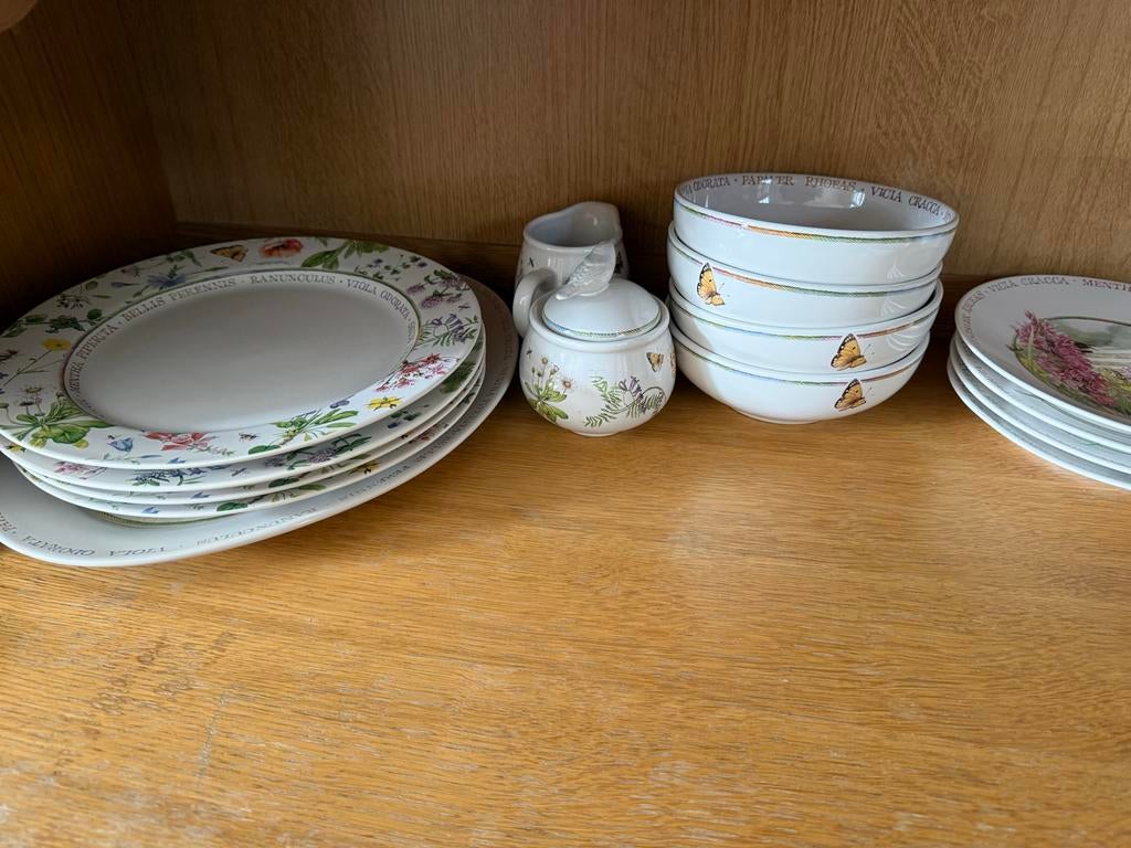 Marjolein Bastin Wild Flower Servies - Compleet, Ophalen, Keramiek, Zo goed als nieuw, Overige stijlen