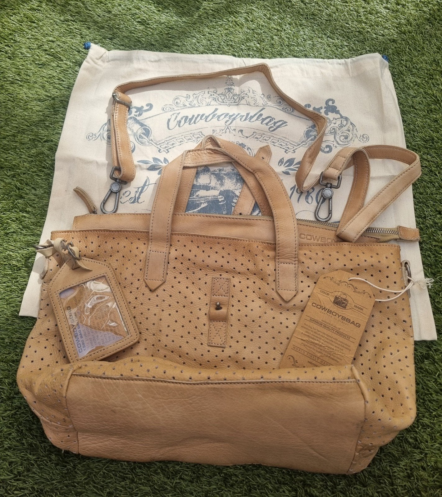 Nieuwe Cowboysbag Shopper - Vegetable Tanned Leer, Ophalen of Verzenden, Nieuw, Bruin, Shopper