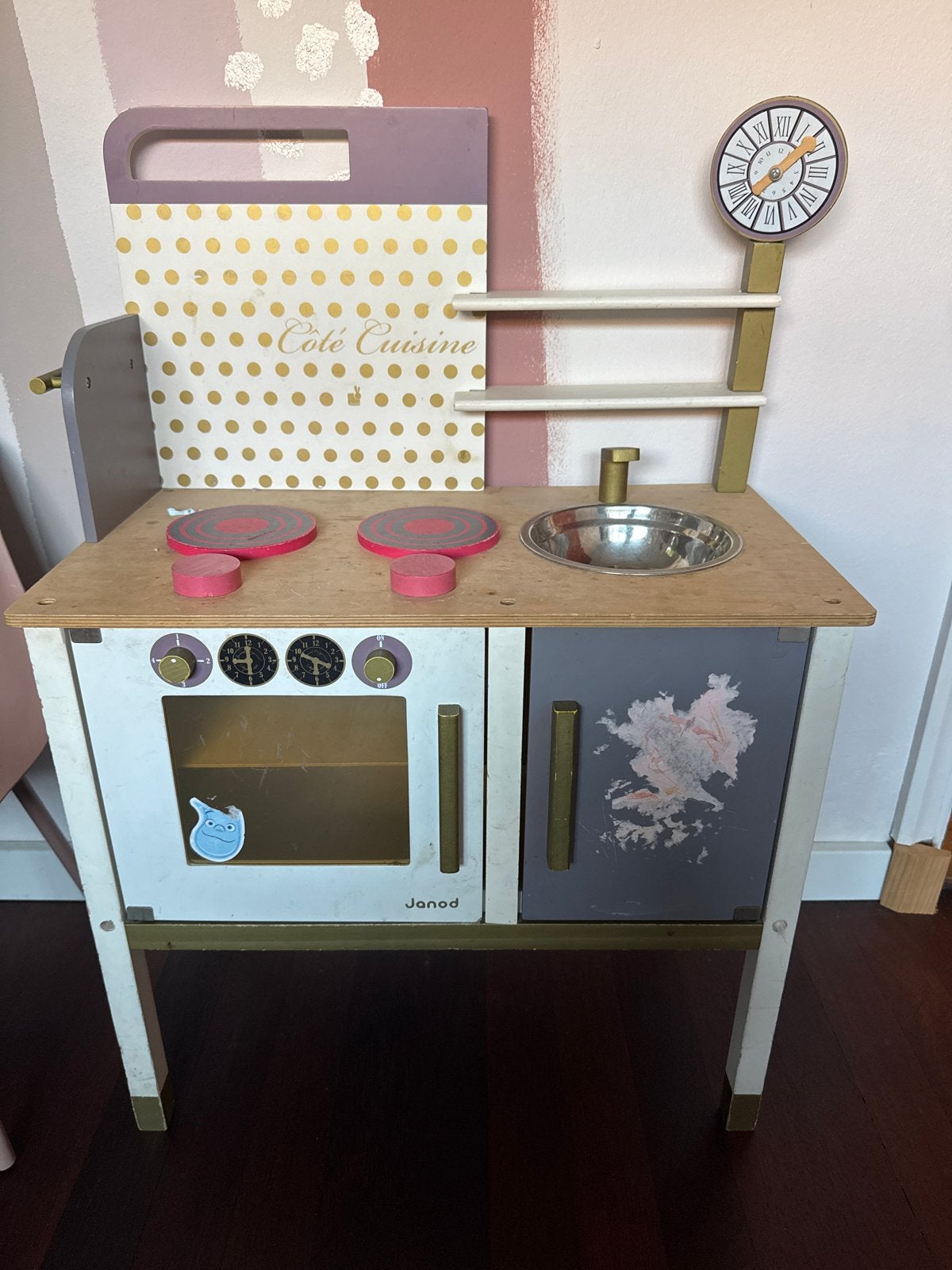 Janod Houten Speelkeuken - Côté Cuisine, Ophalen, Gebruikt, Jongen of Meisje
