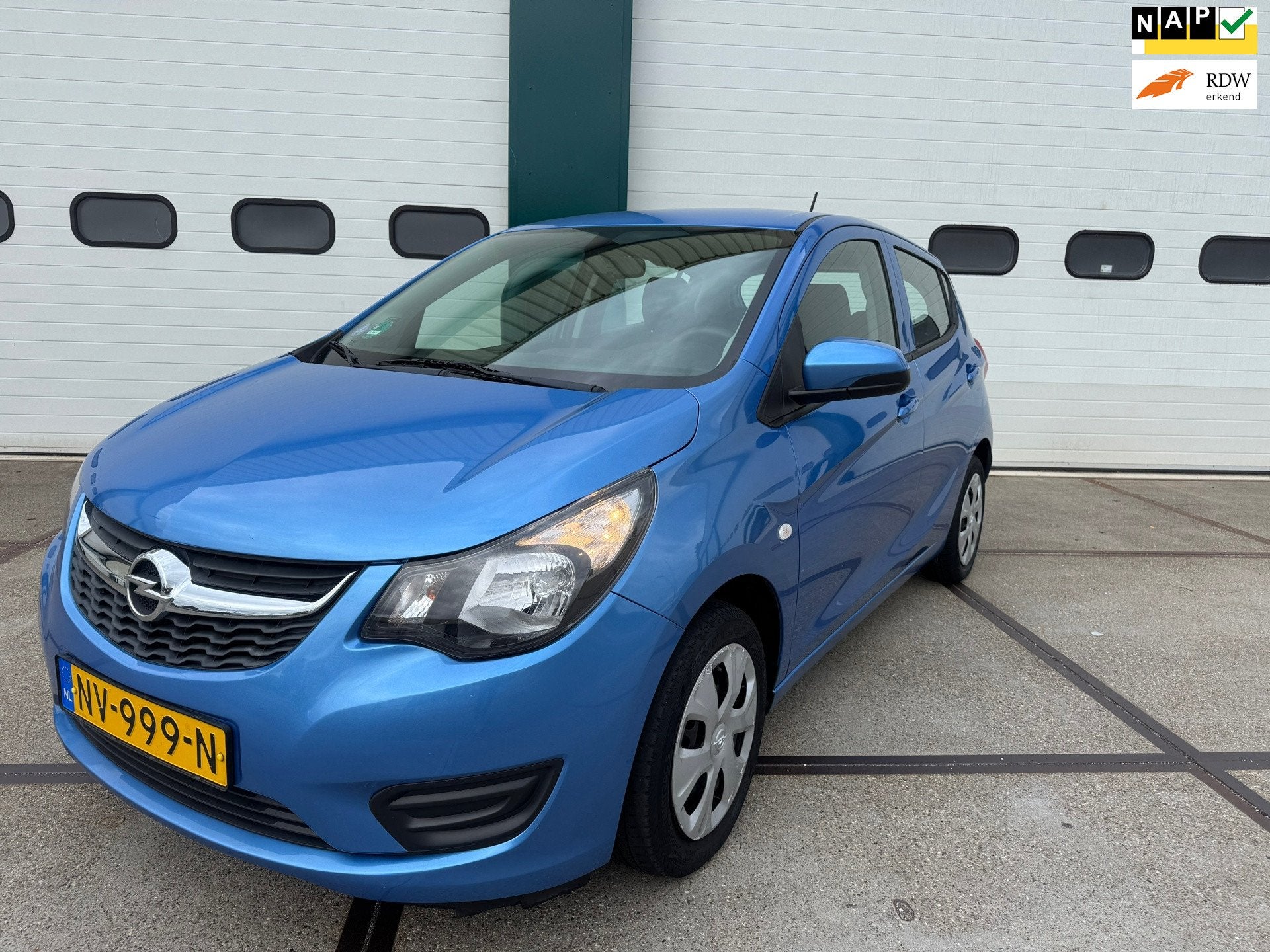 Opel KARL 1.0 ecoFLEX Edition Origin 109.000Km !, Auto's, 839 kg, Stof, Gebruikt, Blauw