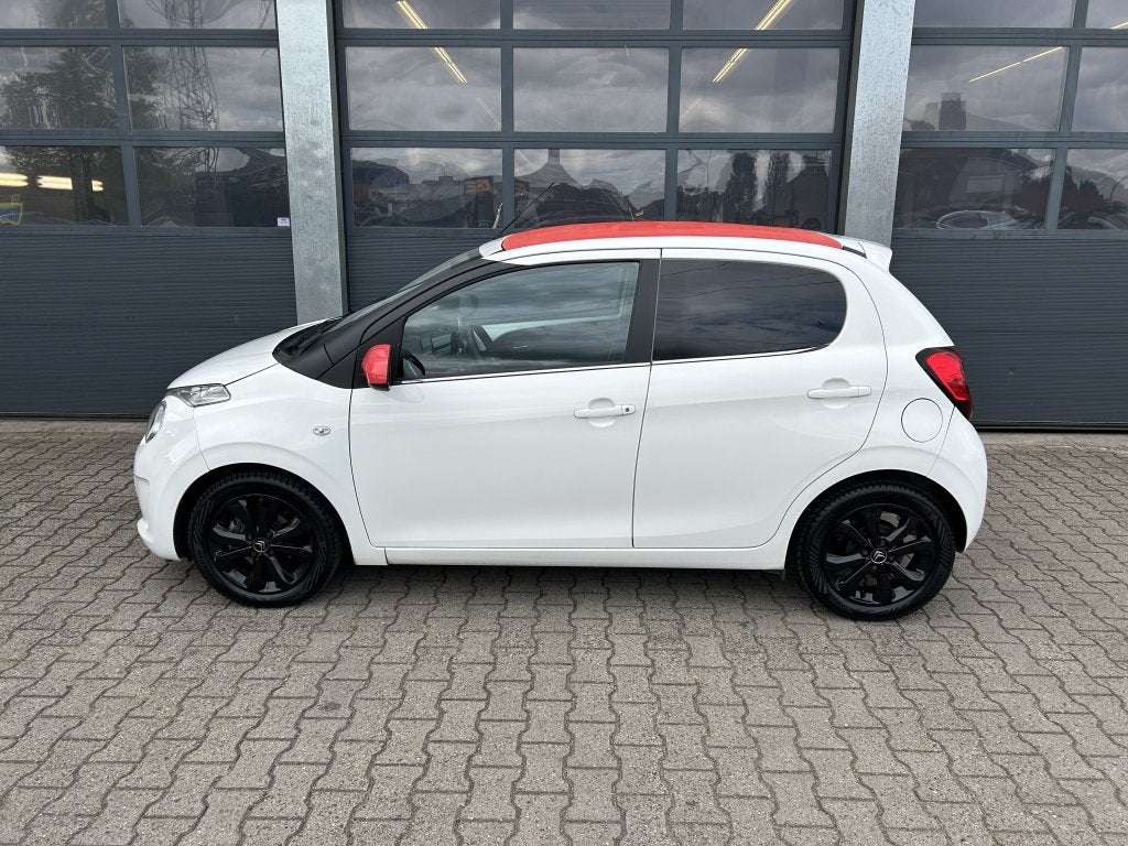 Citroën C1 1.0 VTi 68pk ETG Airscape Shine, Automaat, Stof, Gebruikt, Zwart