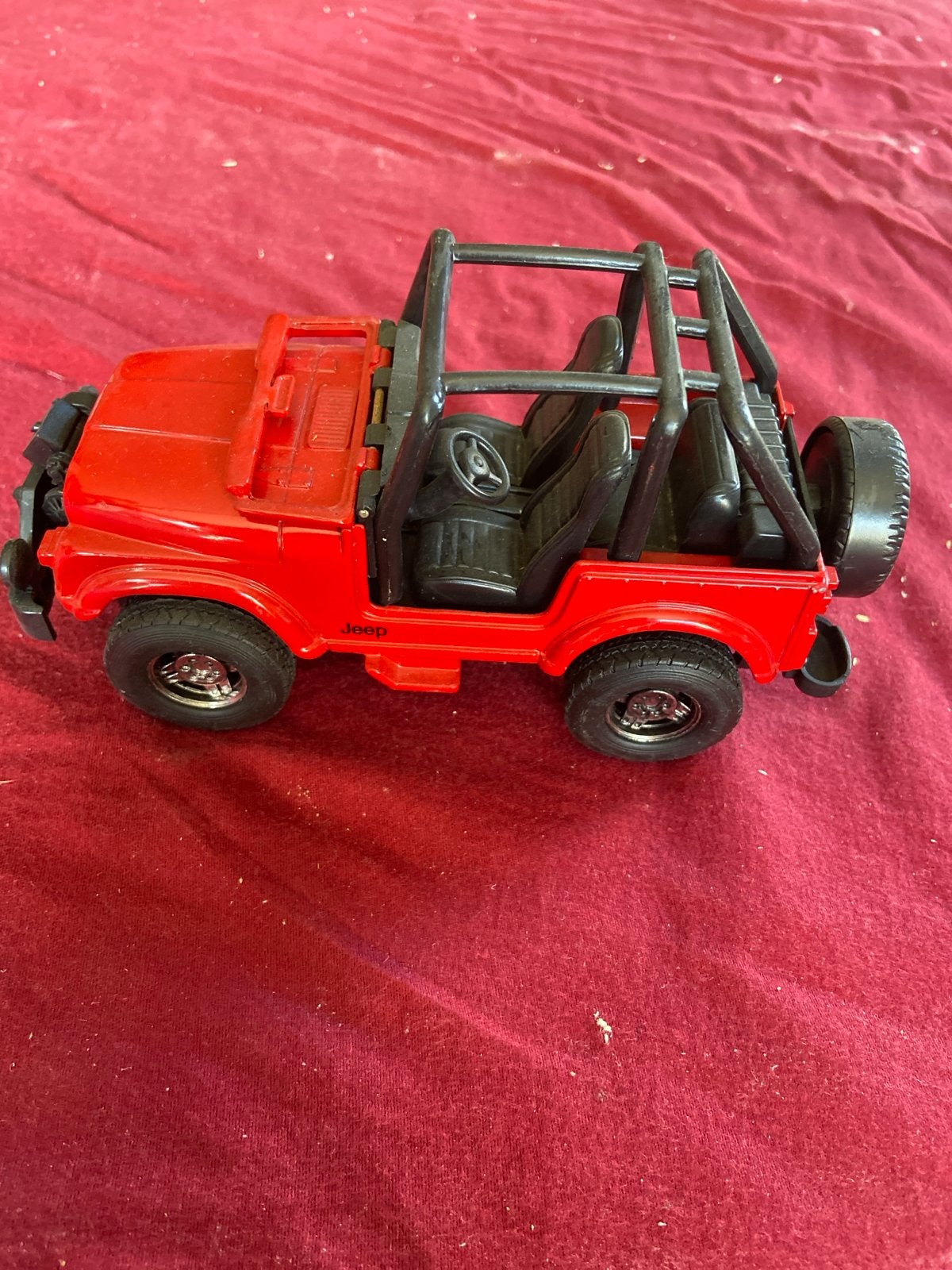 Rode Jeep speelgoedauto, Ophalen of Verzenden, Gebruikt