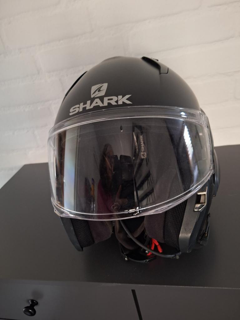 Shark Systeemhelm (maat S en XL) met Sena Headset, Ophalen, Systeemhelm, Shark, S