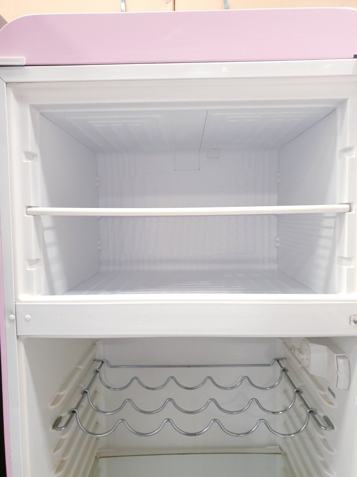 koelvries combinatie SMEG ROZE , INC GARANTIE, Ophalen, Gebruikt, 200 liter of meer, 60 cm of meer