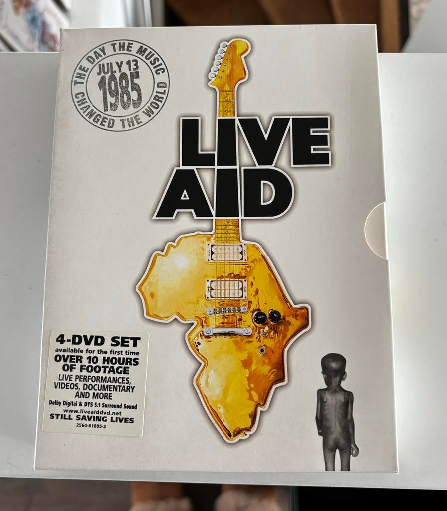 Live Aid - The Day The Music Changed The World - 4 DVD Set, Cd's en Dvd's, Dvd's | Muziek en Concerten, Zo goed als nieuw, Muziek en Concerten