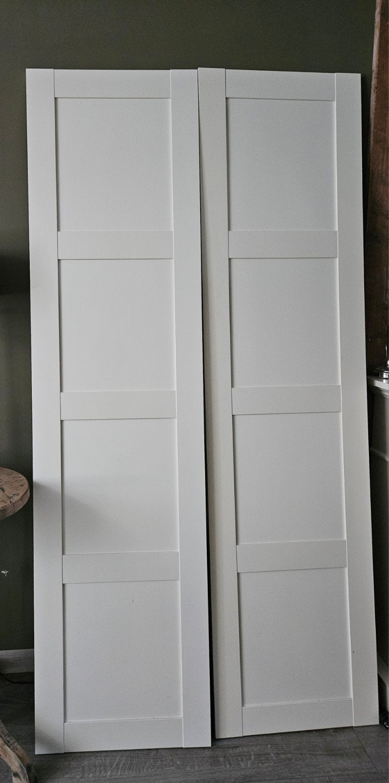 2 witte Bergsbo deuren voor IKEA Pax kast 201 cm hoog, Ophalen, Zo goed als nieuw, 50 tot 100 cm, 200 cm of meer
