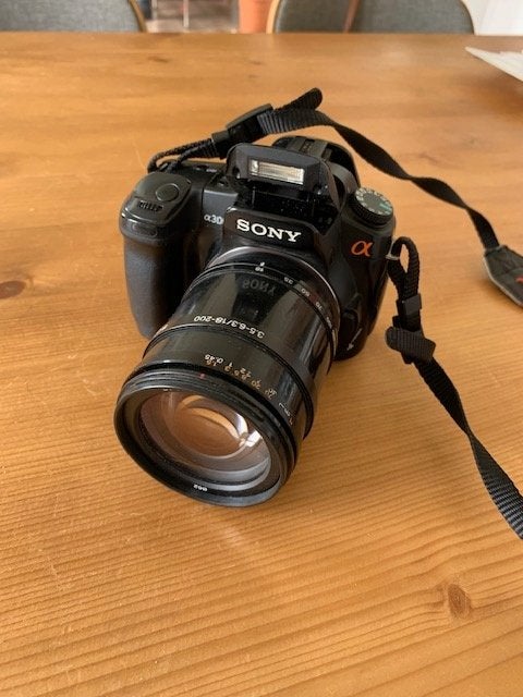 Sony A300 Camera, Audio, Tv en Foto, Fotocamera's Digitaal, Ophalen, Gebruikt, 10 megapixels, Sony