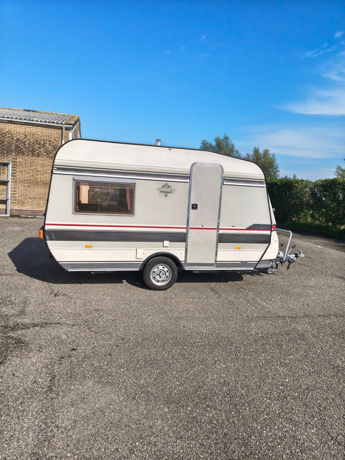 leuke Hobby caravan., Kachel, Rondzit, Hobby, Bedrijf