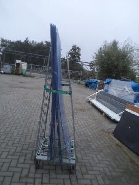 Plexiglas plaat voor terras, bloemen, kas,  dug out enz., Ophalen of Verzenden, Gebruikt