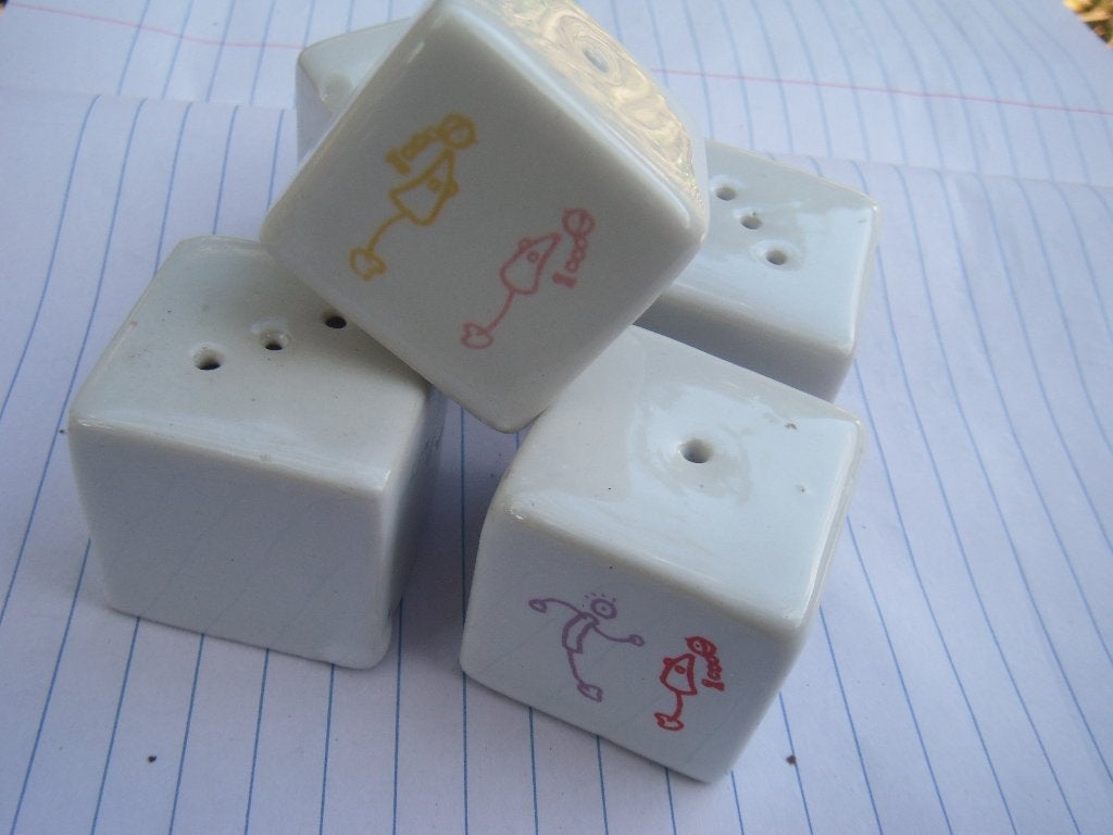 12 sets peper en zoutstel, wit, keramiek, Keramiek, Overige typen, Nieuw, Ophalen of Verzenden