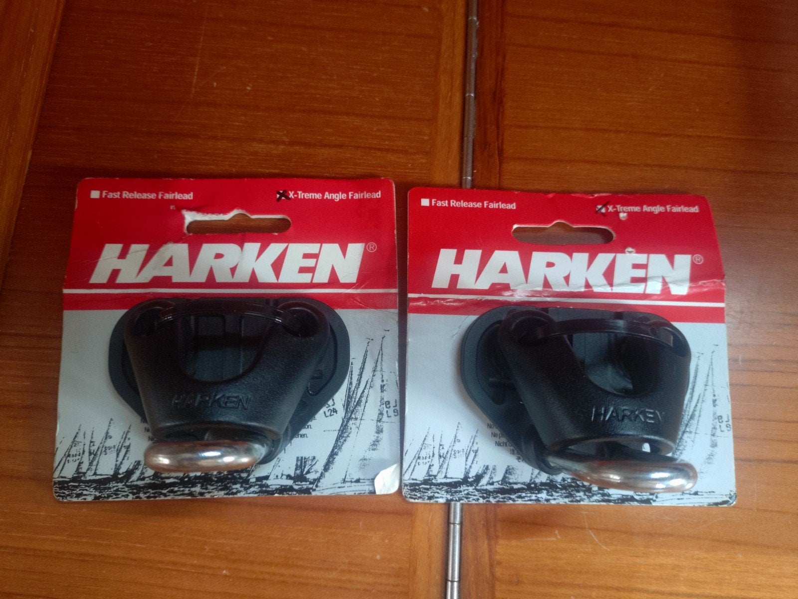2x Harken 375 X-Treme Angle Fairlead – geleideoog, Ophalen of Verzenden, Nieuw, Lijn of Blok