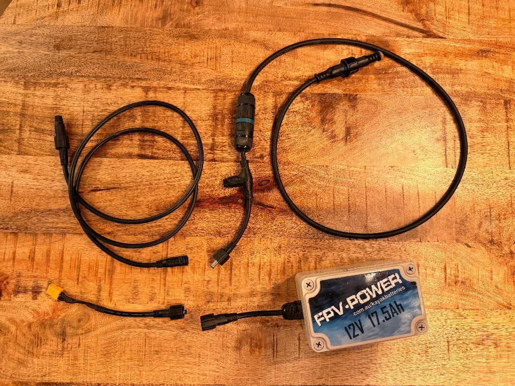 FPV-Power 12V 17.5Ah lithium kayak accu, viskayak/fishfinder, Ophalen of Verzenden, Gebruikt, Overige typen