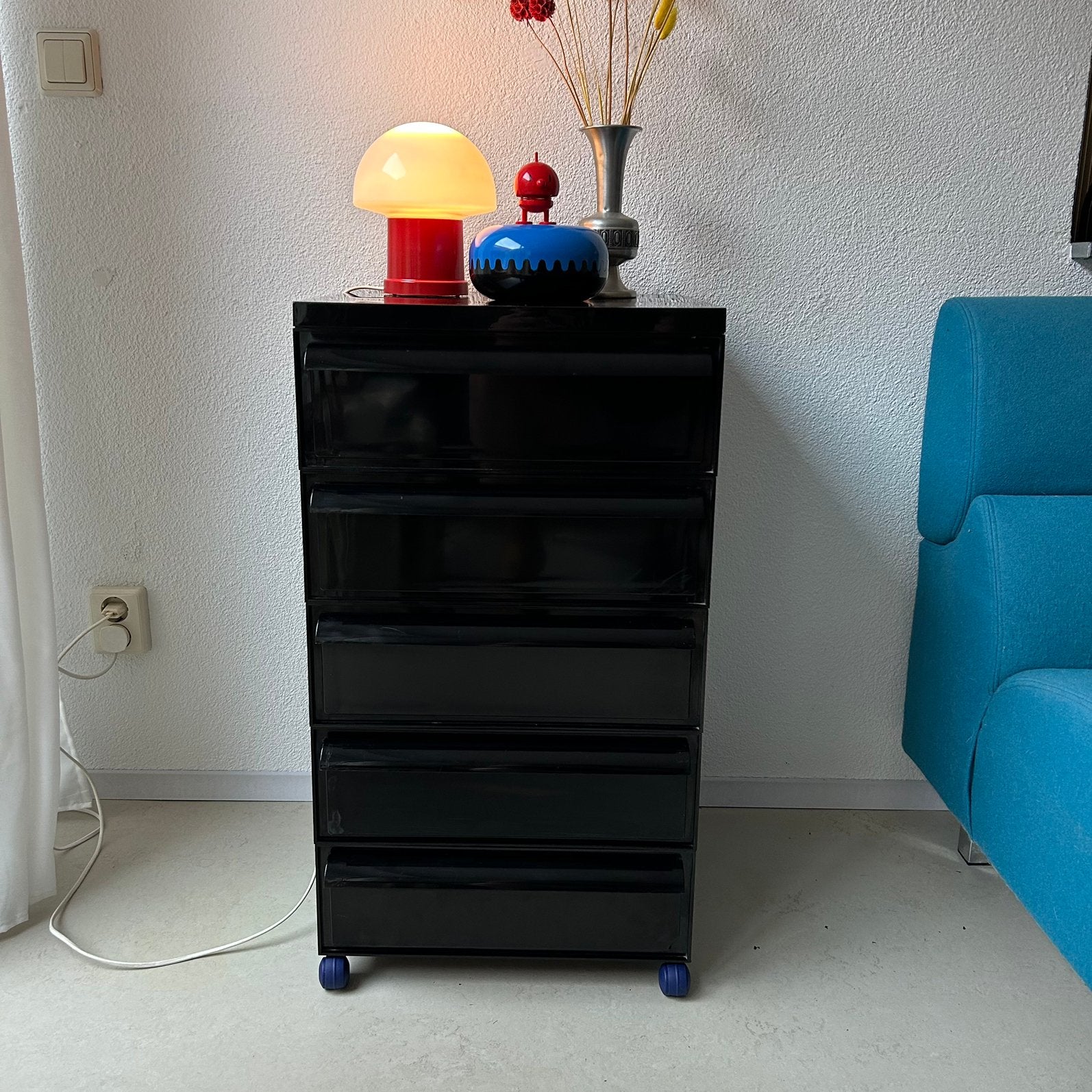 Kartell 4601 Simon Fussel, Gebruikt, 5 laden of meer, Ophalen of Verzenden, Minder dan 100 cm