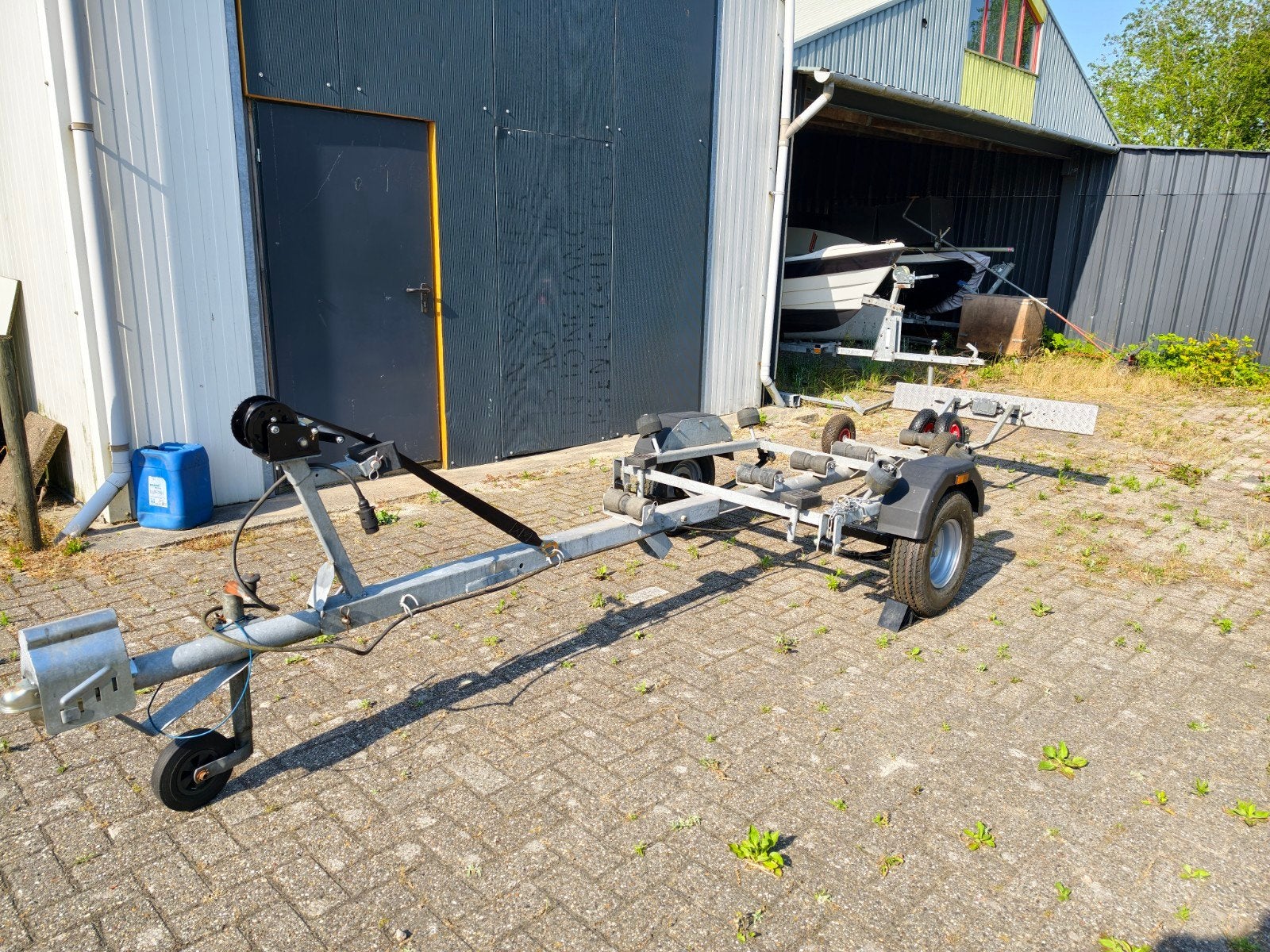 Kanteltrailer met nieuwe banden en lagers, Ophalen, Minder dan 1500 kg, Overige typen, Kantelbaar