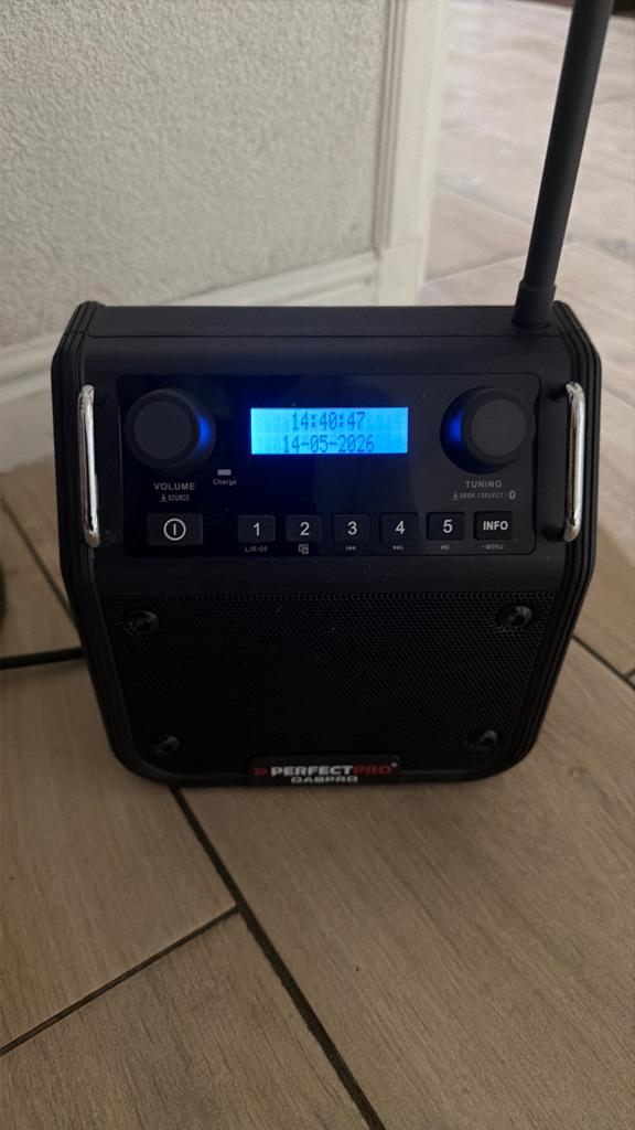 Perfect pro bouwradio. Dabpro, Doe-het-zelf en Verbouw, Ophalen of Verzenden, Zo goed als nieuw