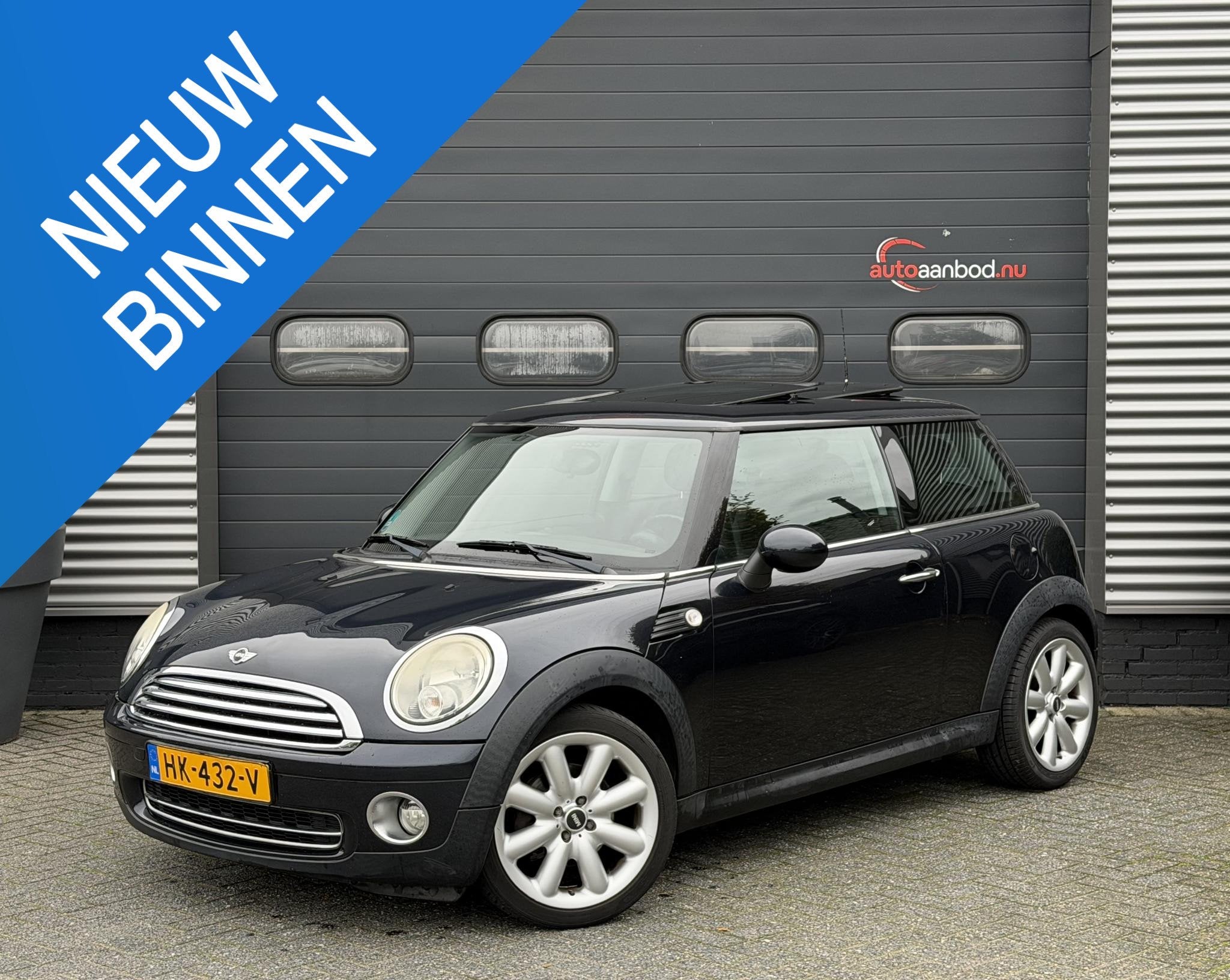 MINI Cooper 3-Deurs 1.4 One | Panoramadak | Airco | Stoelver, Auto's, Voorwielaandrijving, Stof, Gebruikt, 4 stoelen