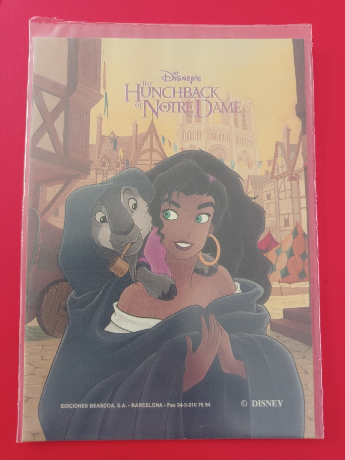 Ansichtkaart The hunchback of Notre Dame (1), Ophalen of Verzenden, Overige figuren, Zo goed als nieuw, Plaatje of Poster