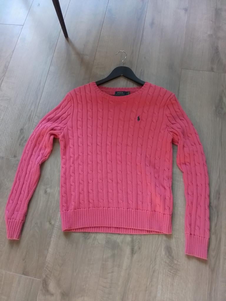 Mooie Kabeltrui van Ralph Lauren Maat M (170/96a), Maat 38/40 (M), Ophalen of Verzenden, Zo goed als nieuw, Ralph Lauren