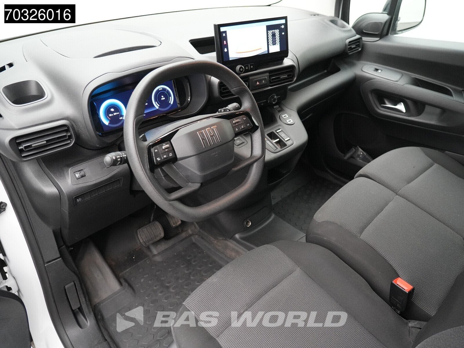 Fiat e-Doblo 136pk Elektrisch 50kWh 343km WLTP BPM Vrij L1H1, Automaat, Parkeersensor, Gebruikt, Wit