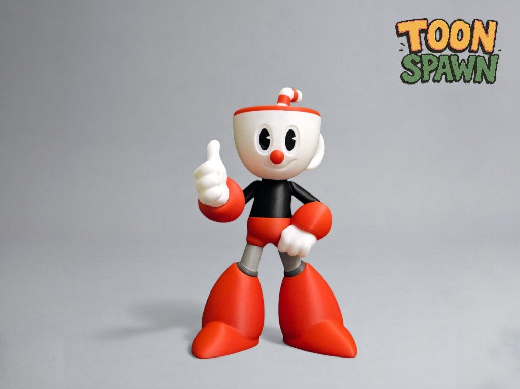 Mega Cuphead – 21 cm – Cuphead Figuur, Ophalen of Verzenden, Nieuw, Overige typen