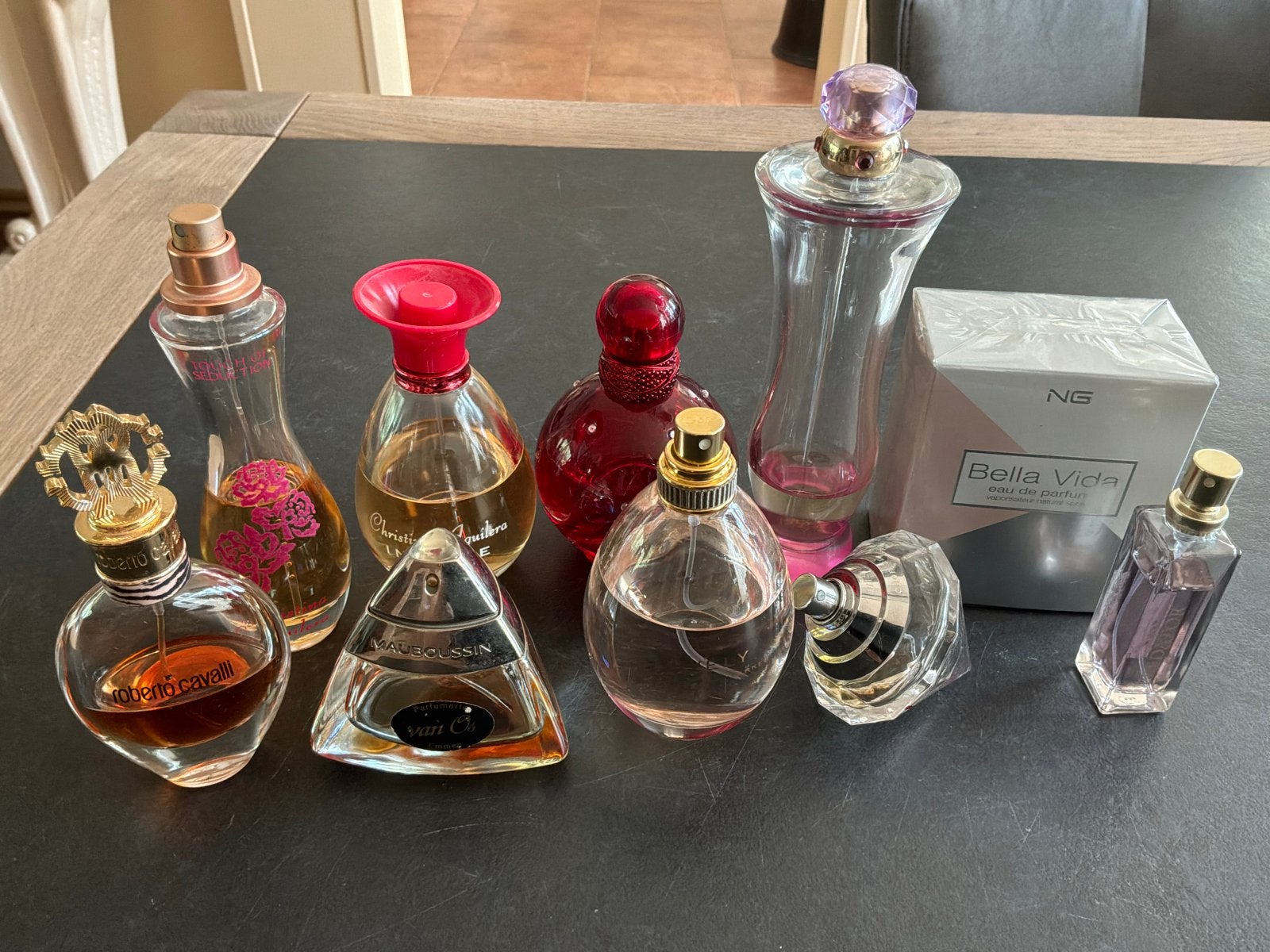 Collectie van heerlijke merk parfums bv versage ,Jessica par, Sieraden, Tassen en Uiterlijk, Uiterlijk | Parfum, Ophalen of Verzenden