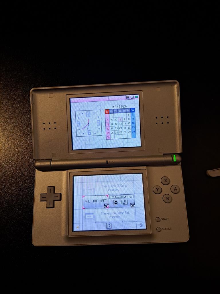 Nintendo DS Phat - Zilver (Goed werkend), Spelcomputers en Games, Gebruikt, DS Original of Phat, Ophalen of Verzenden, Zilver