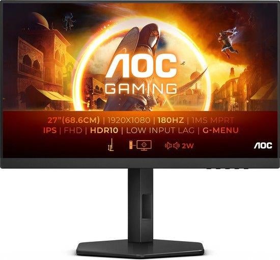 AOC GAMING Q27G4X - 27 inch 1440p 180Hz Fast IPS, Computers en Software, Monitoren, AOC Gaming, Refurbished, Ophalen of Verzenden