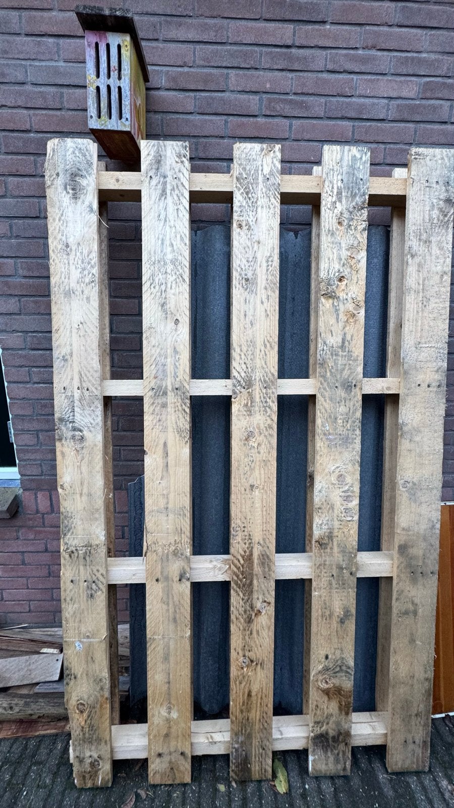 Houten Pallet - Gebruikt, Ophalen, Gebruikt, 200 tot 250 cm, 50 mm of meer