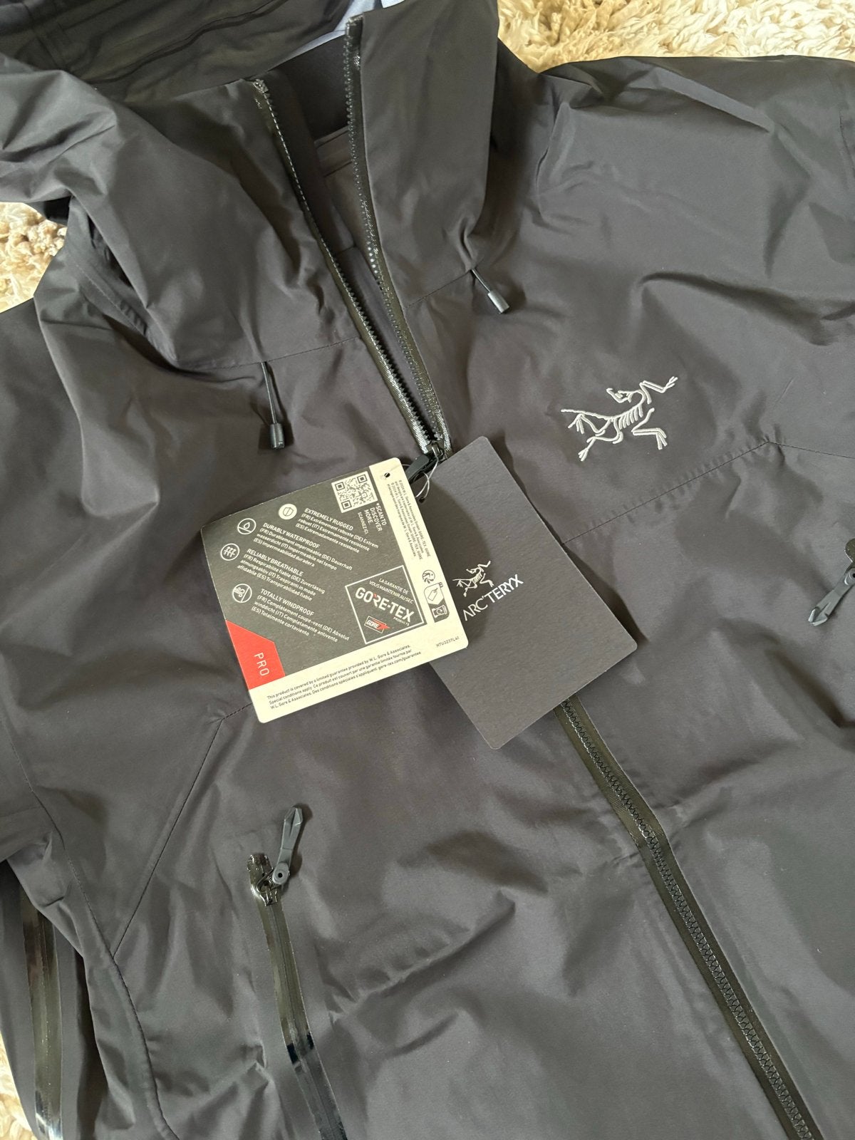 Arc'teryx Beta SV Jacket Heren Zwart Gore-Tex Maat M, Ophalen of Verzenden, Nieuw, Maat 52/54 (L), Zwart