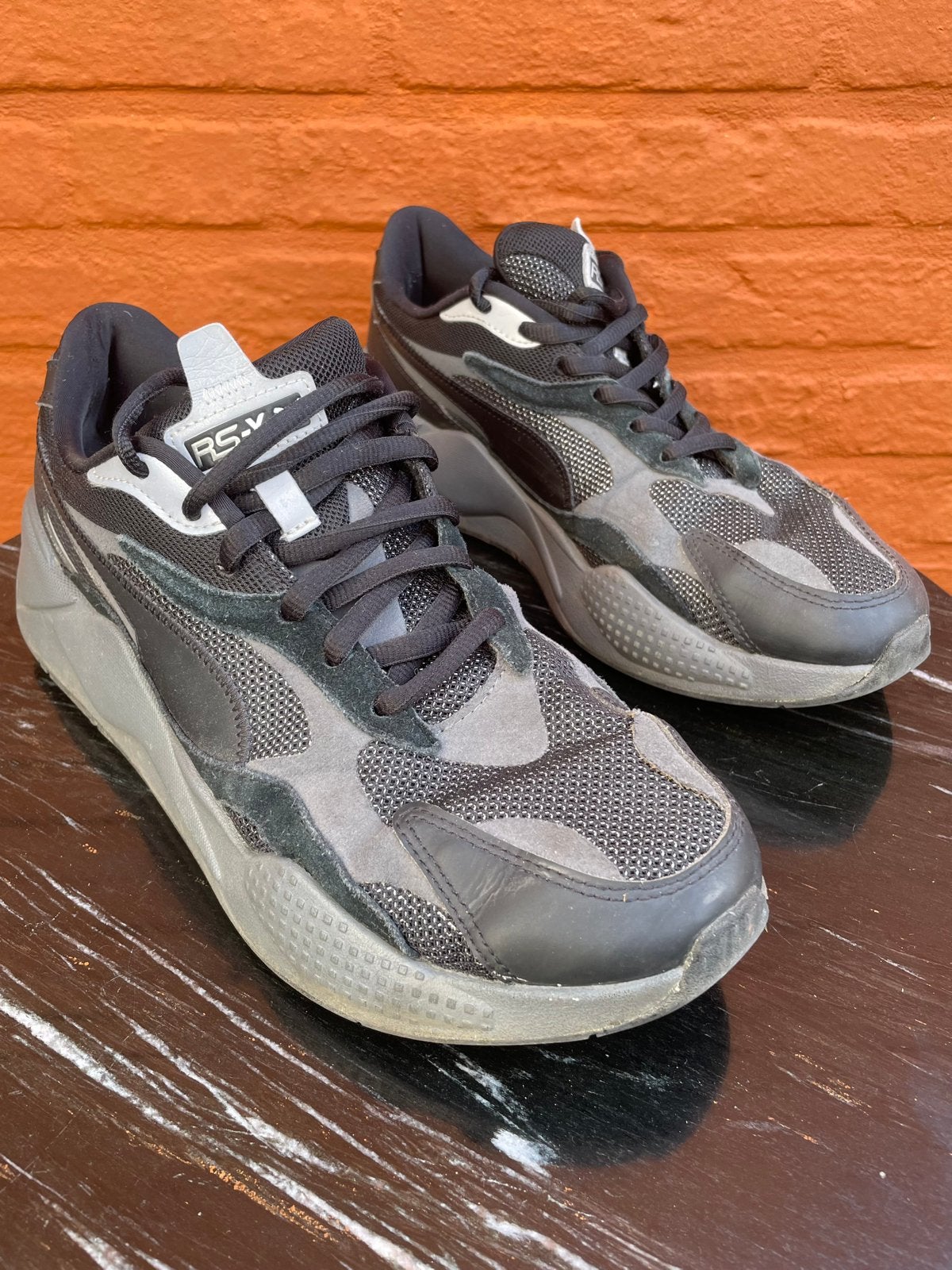 Puma RS-X3 Puzzle Black Castlerock Maat 44.5 (UK 10 / US 11), Kleding | Heren, Schoenen, Ophalen of Verzenden, Gedragen, Zwart