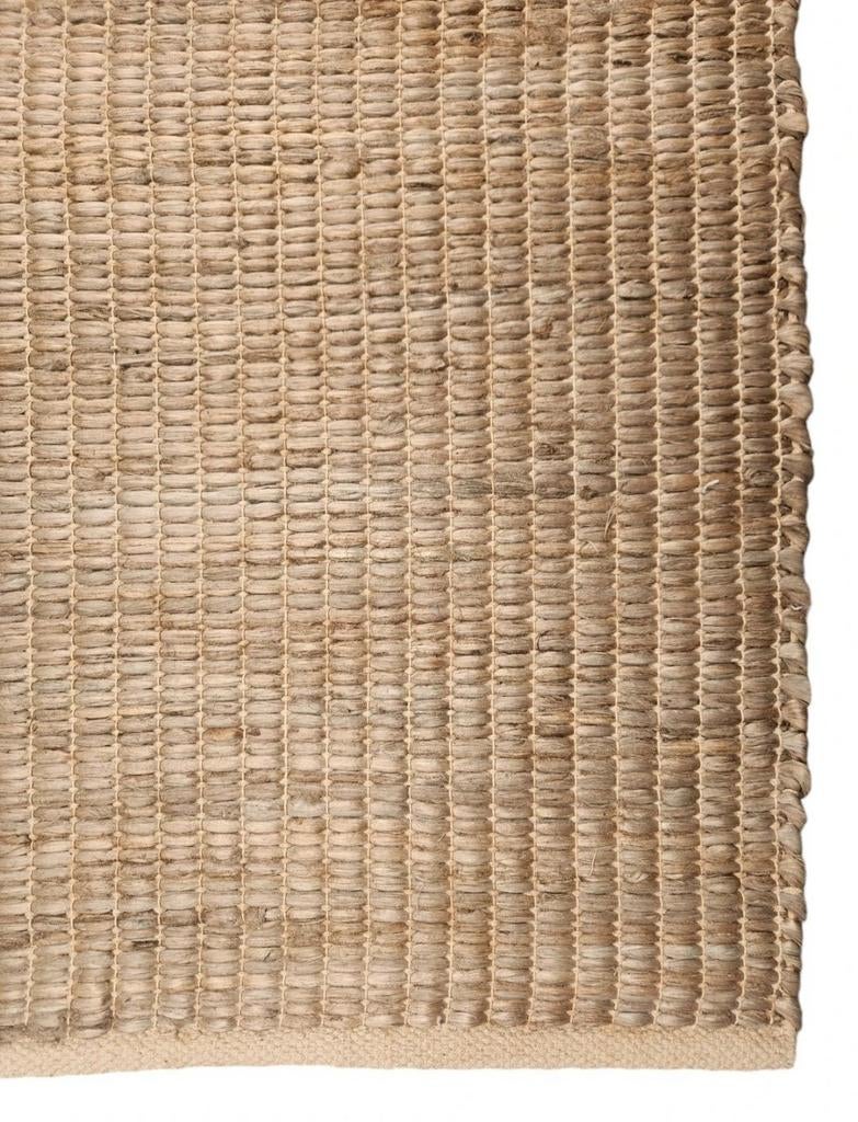 Natuurlijke Jute Vloerkleed - Handgeweven, Beige 153x260cm, Natuurlijk, Scandinavisch, Boho, 150 tot 200 cm, 200 cm of meer, Ophalen of Verzenden