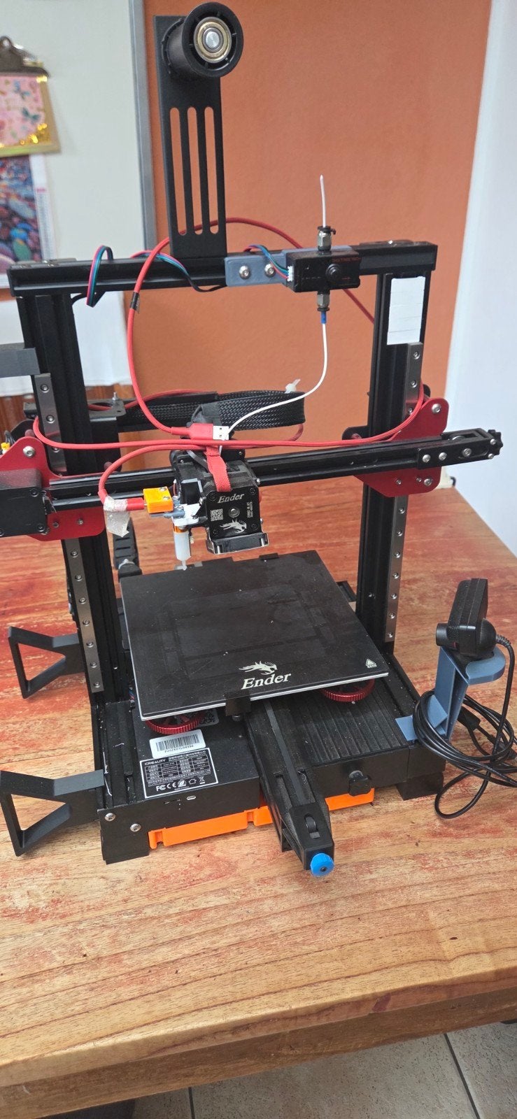 3D-printer (Ender 3 V2) voledige upgrade, Ophalen, Gebruikt, Creality Ender 3 V2, Filament