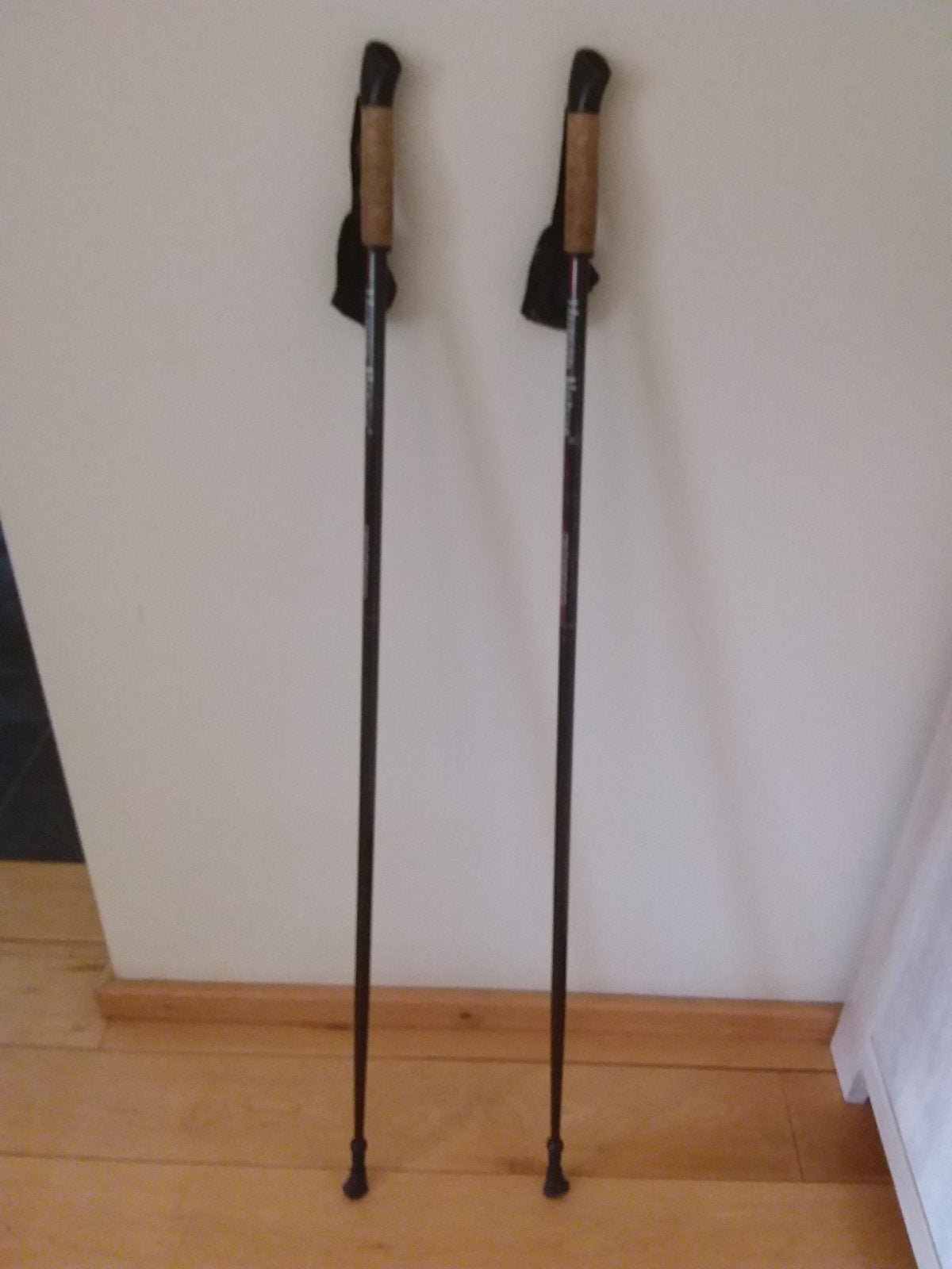 nordic walking stokken met extra set nieuwe doppen., Ophalen