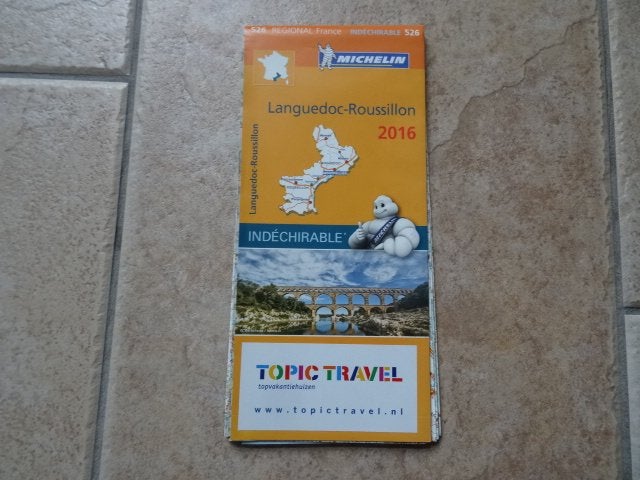michelin wegenkaart 526 Languedoc Roussillon, Aveyron,Lozere, Boeken, Ophalen of Verzenden, 2000 tot heden, Frankrijk, Landkaart