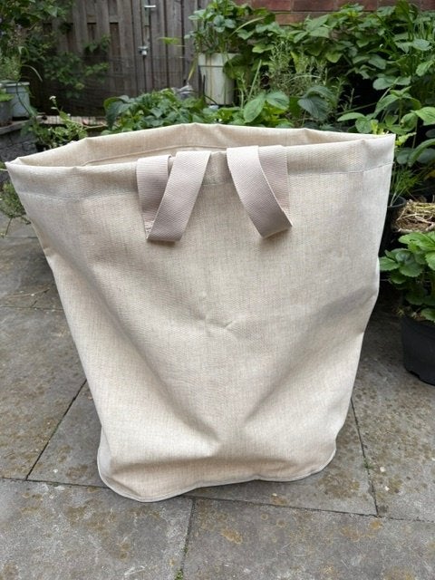 IKEA PURRPINGLA grote waszak in beige, Beige, Zo goed als nieuw, Wasmand, Ophalen