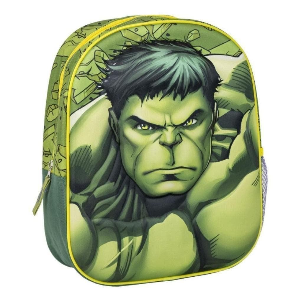 Avengers 3D Rugzak De Hulk - 31 cm - Marvel Schooltas, Disney of Dora, 25 tot 40 cm, Nieuw, Ophalen of Verzenden