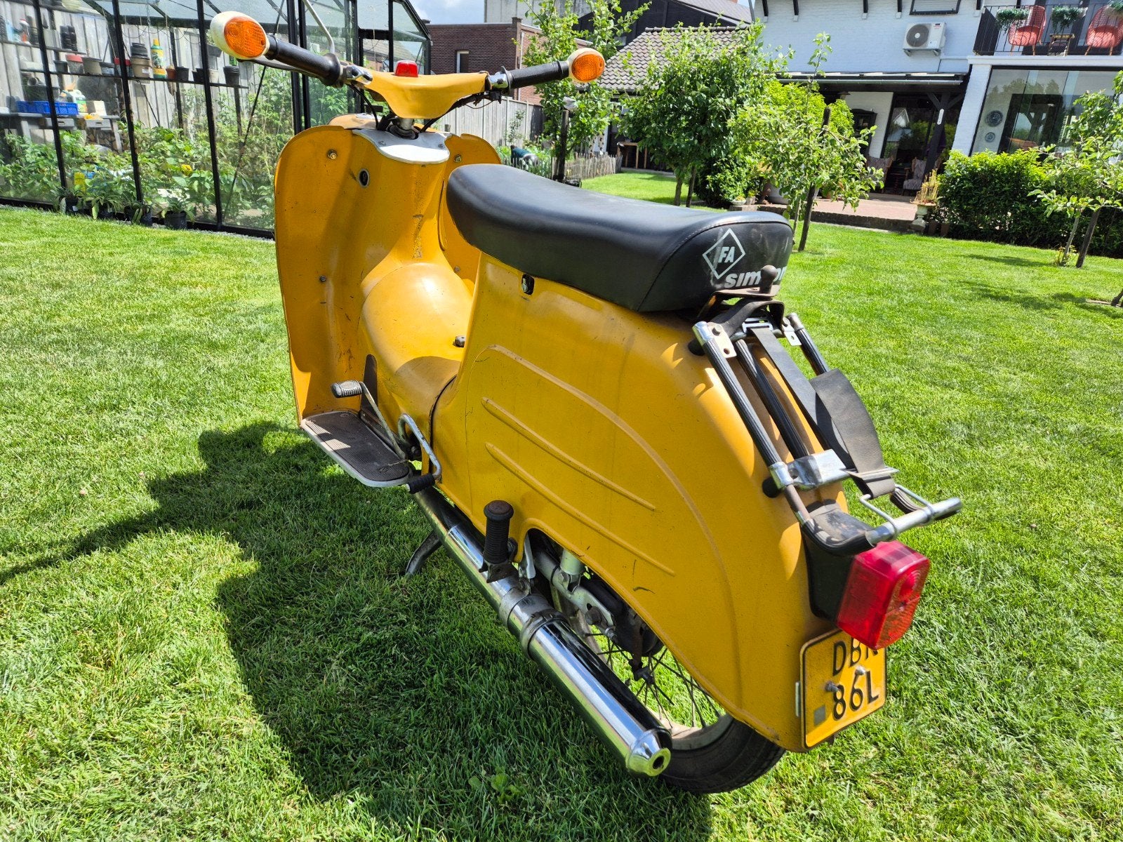 Simson Schwalbe K51/1k, Maximaal 45 km/u, 50 cc, 3 versnellingen, Ophalen