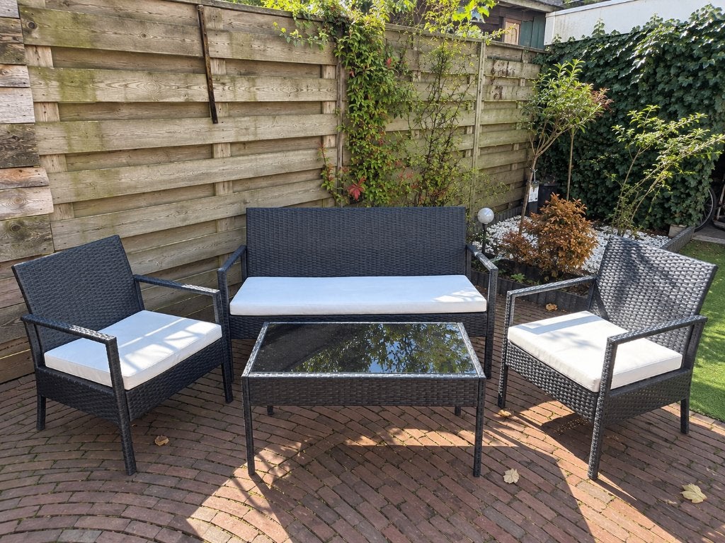 Garden furniture, Tuin en Terras, Ophalen, 4 zitplaatsen, Kunststof, Zo goed als nieuw