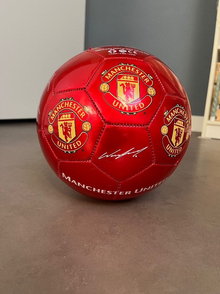 Collectors item bal Manchester United seizoen 2012-2013, Maat XL, Ophalen of Verzenden, Zo goed als nieuw, Bal