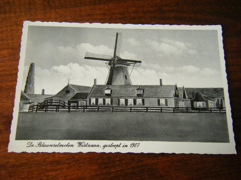 R41 - Westzaan - Molen - Mooi/Oud, Ophalen of Verzenden, 1940 tot 1960, Noord-Holland