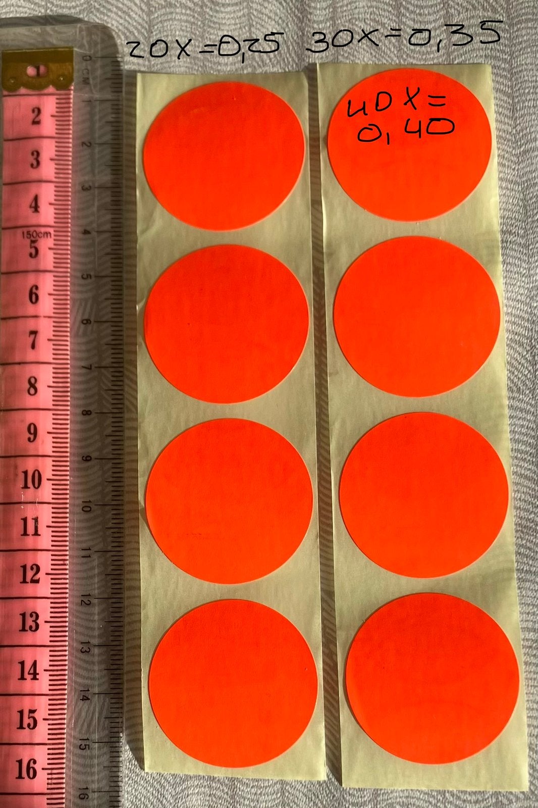 Stickers ronde vierkante gaan per 10 25 50 100, Ophalen of Verzenden, Nieuw