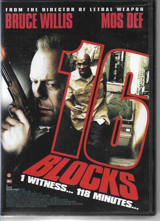 16 Blocks, Vanaf 16 jaar, Verzenden, Zo goed als nieuw, Actiethriller