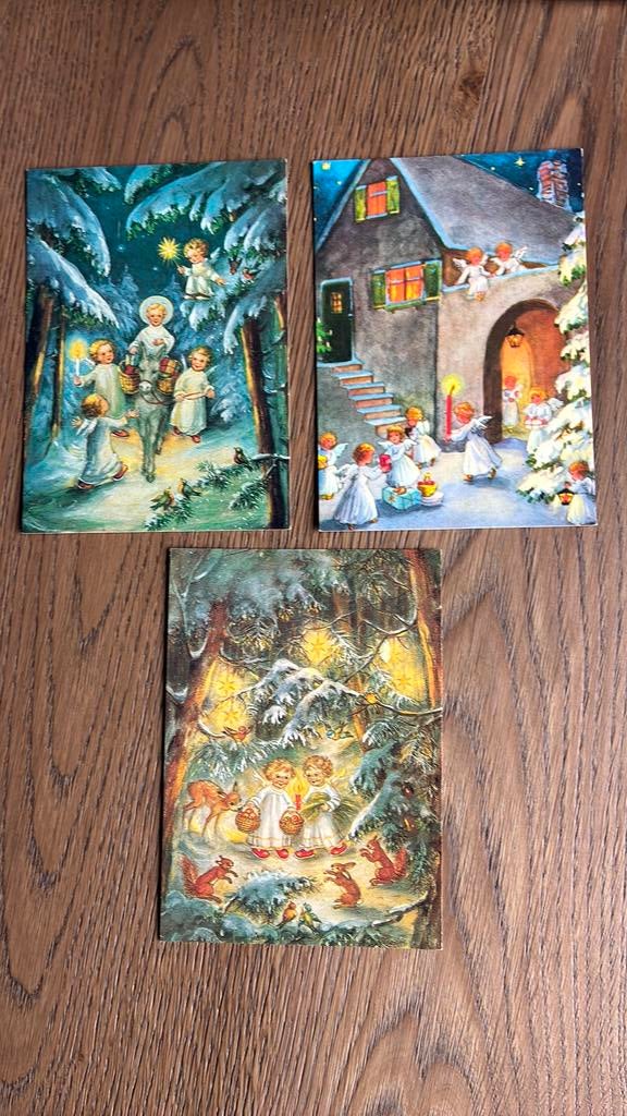 Engeltjes,cadeautjes,sneeuw,hertje,ezel,eekhoorn,vogels etc, Ophalen of Verzenden, Ongelopen