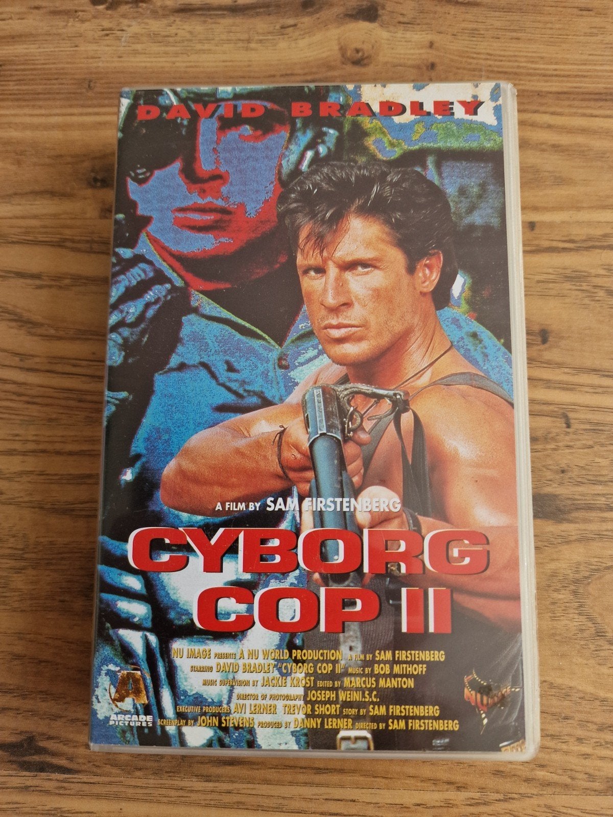 Cyborg Cop II VHS - Actieklassieker met David Bradley, Vanaf 16 jaar, Ophalen of Verzenden, Actie en Avontuur, VHS