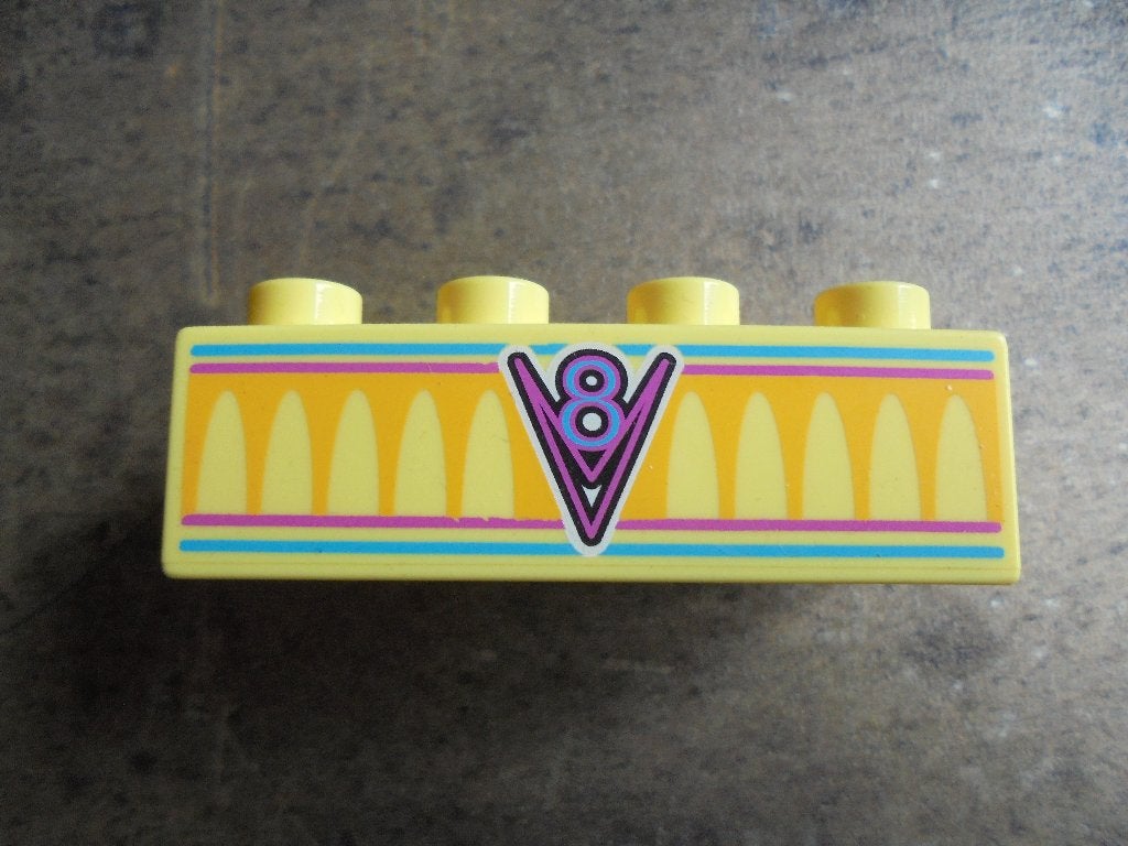 Lego Duplo Brick 2x4 (zie foto's) 3, Ophalen of Verzenden, Gebruikt, Losse stenen, Duplo