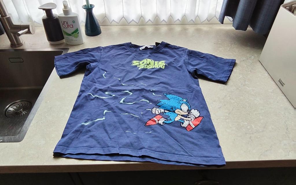 Mooi  net sonic shirt van Zara maat 128-134, Kinderen en Baby's, Ophalen of Verzenden, Zo goed als nieuw, Jongen, Shirt of Longsleeve