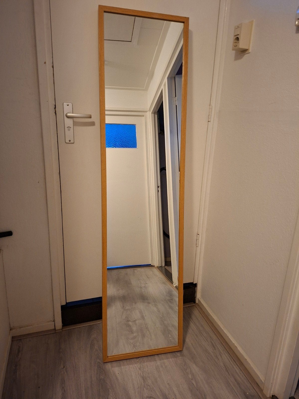 Ikea Stave spiegel, Ophalen, Minder dan 50 cm, Zo goed als nieuw, 150 tot 200 cm
