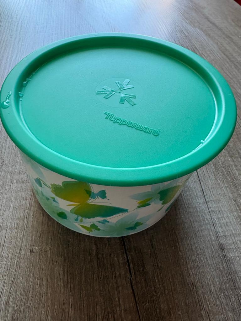 Tupperware bewaardoos 1.4L met groen deksel, Eu, Eu, Ophalen of Verzenden, Zo goed als nieuw