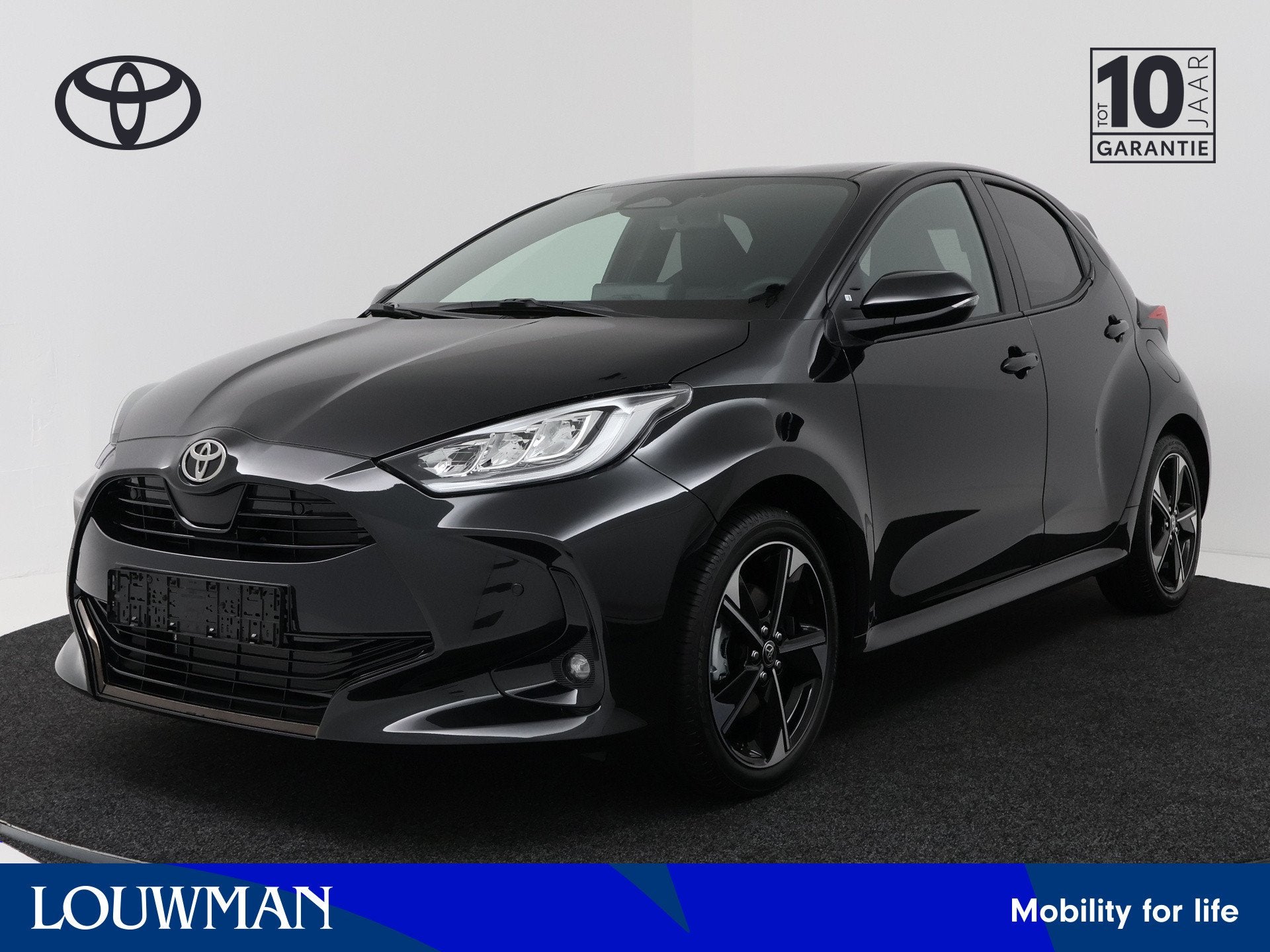 Toyota Yaris 1.5 Hybrid 130 Executive | Apple CarPlay / Andr, Auto's, Zwart, Zwart, Nieuw, Hybride Elektrisch/Benzine