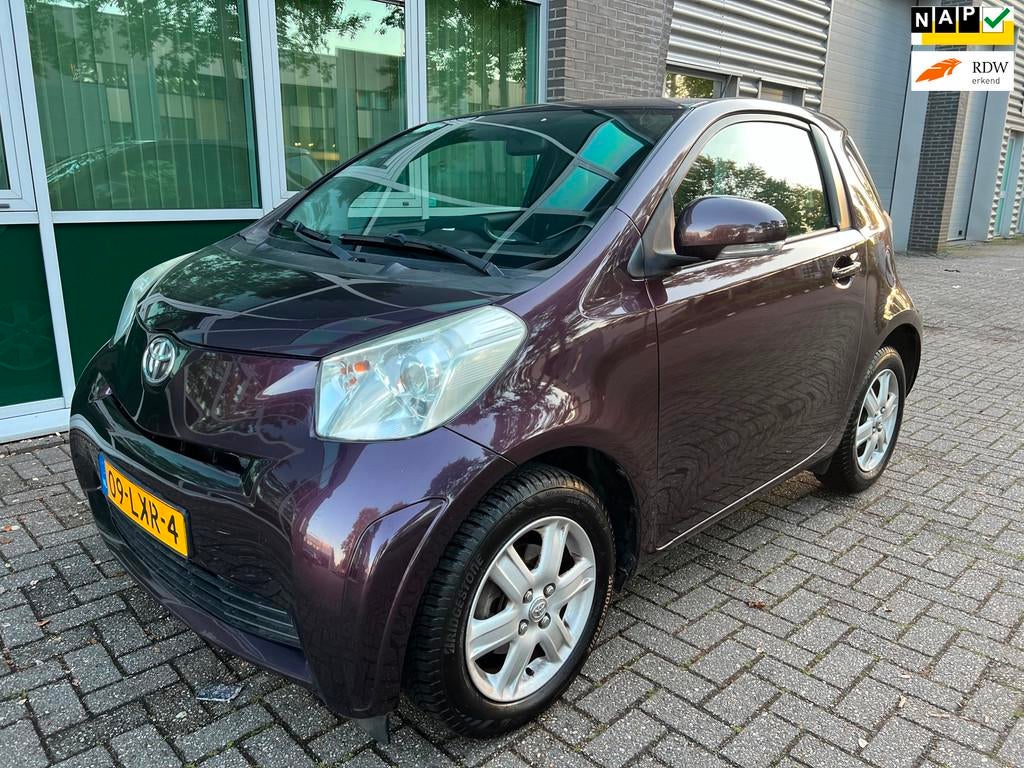 Toyota IQ 1.0 VVTi Comfort - AIRCO - NAP - ZONDAG OPEN !, Auto's, Toyota, Stof, Gebruikt, Overige kleuren, Origineel Nederlands